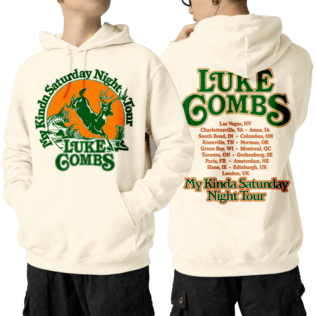 Limited Edition “My Kinda Saturday Night Tour” 2026 Tee Shirt, Sweatshirt & Hoodie