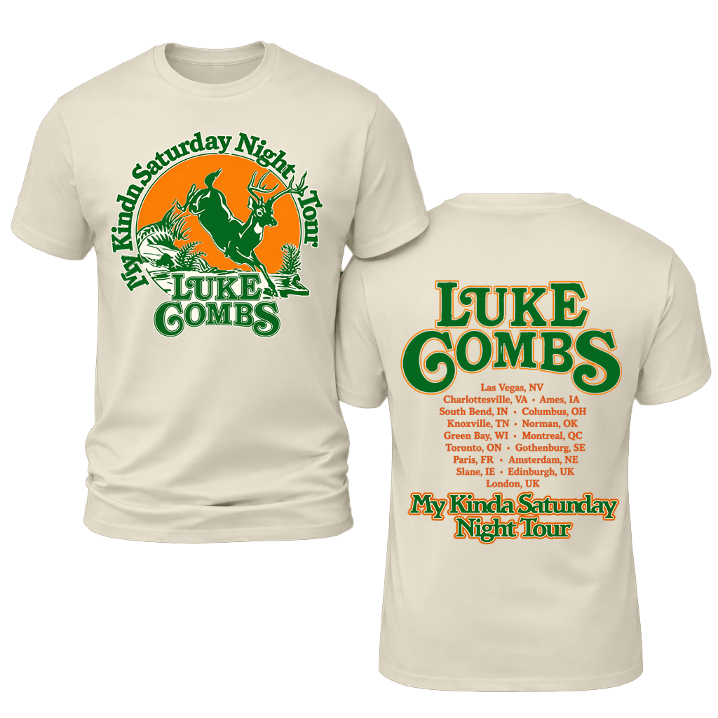 Limited Edition “My Kinda Saturday Night Tour” 2026 Tee Shirt, Sweatshirt & Hoodie