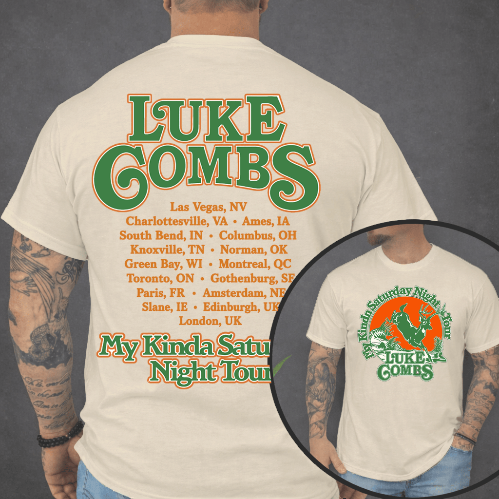 Limited Edition “My Kinda Saturday Night Tour” 2026 Tee Shirt, Sweatshirt & Hoodie