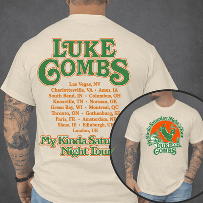 Limited Edition “My Kinda Saturday Night Tour” 2026 Tee Shirt, Sweatshirt & Hoodie
