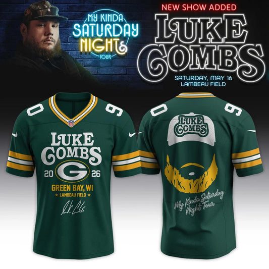 LC My Kinda Saturday Night Tour 2026 v2 Football Jersey, Problem Jersey