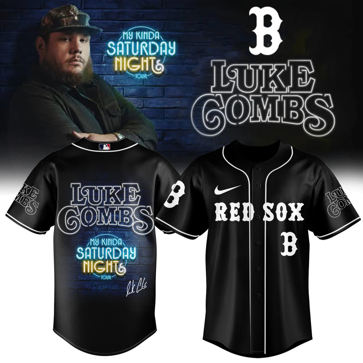 MLB X LC ”My Kinda Saturday Night Tour 2026” Baseball Jersey