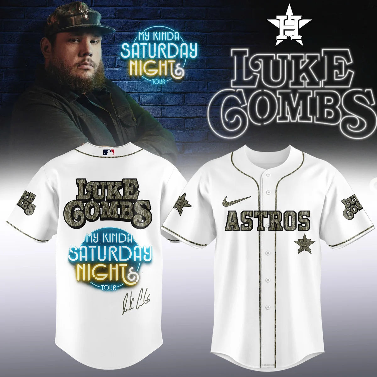 MLB X LC ”My Kinda Saturday Night Tour 2026” V2 Baseball Jersey