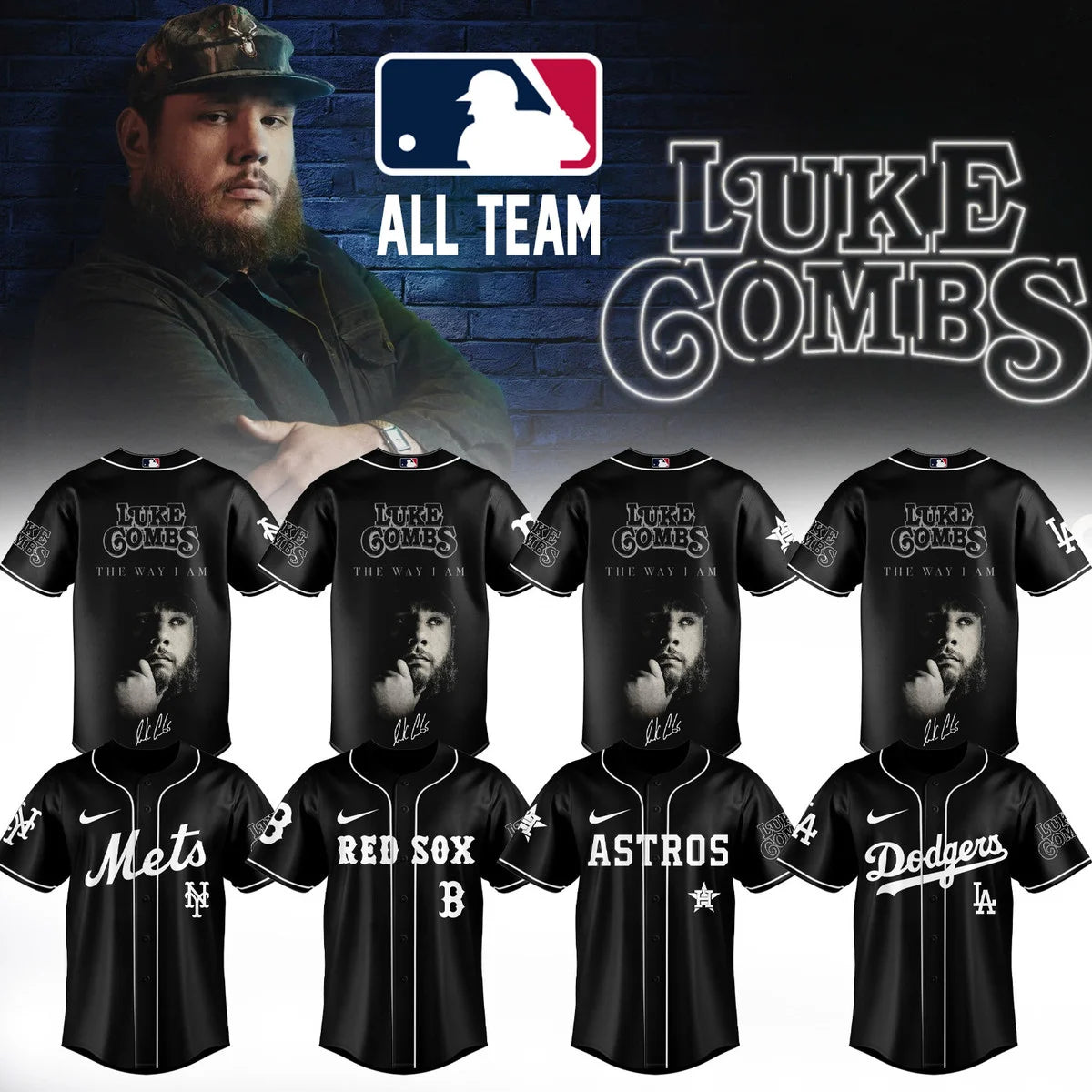 MLB X LC ”My Kinda Saturday Night Tour 2026” V5 Baseball Jersey