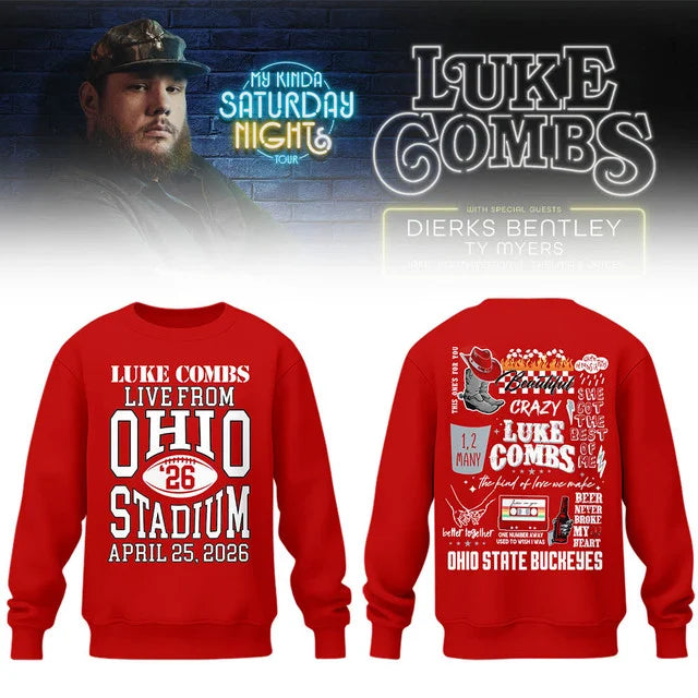 Limited Edition “My Kinda Saturday Night Tour” at Ohio Stadium T-Shirt, Sweatshirt & Hoodie
