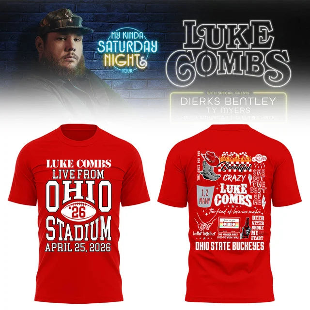 Limited Edition “My Kinda Saturday Night Tour” at Ohio Stadium T-Shirt, Sweatshirt & Hoodie