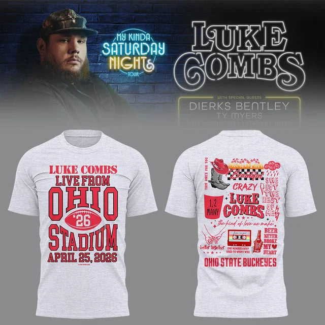 Limited Edition “My Kinda Saturday Night Tour” at Ohio Stadium T-Shirt, Sweatshirt & Hoodie