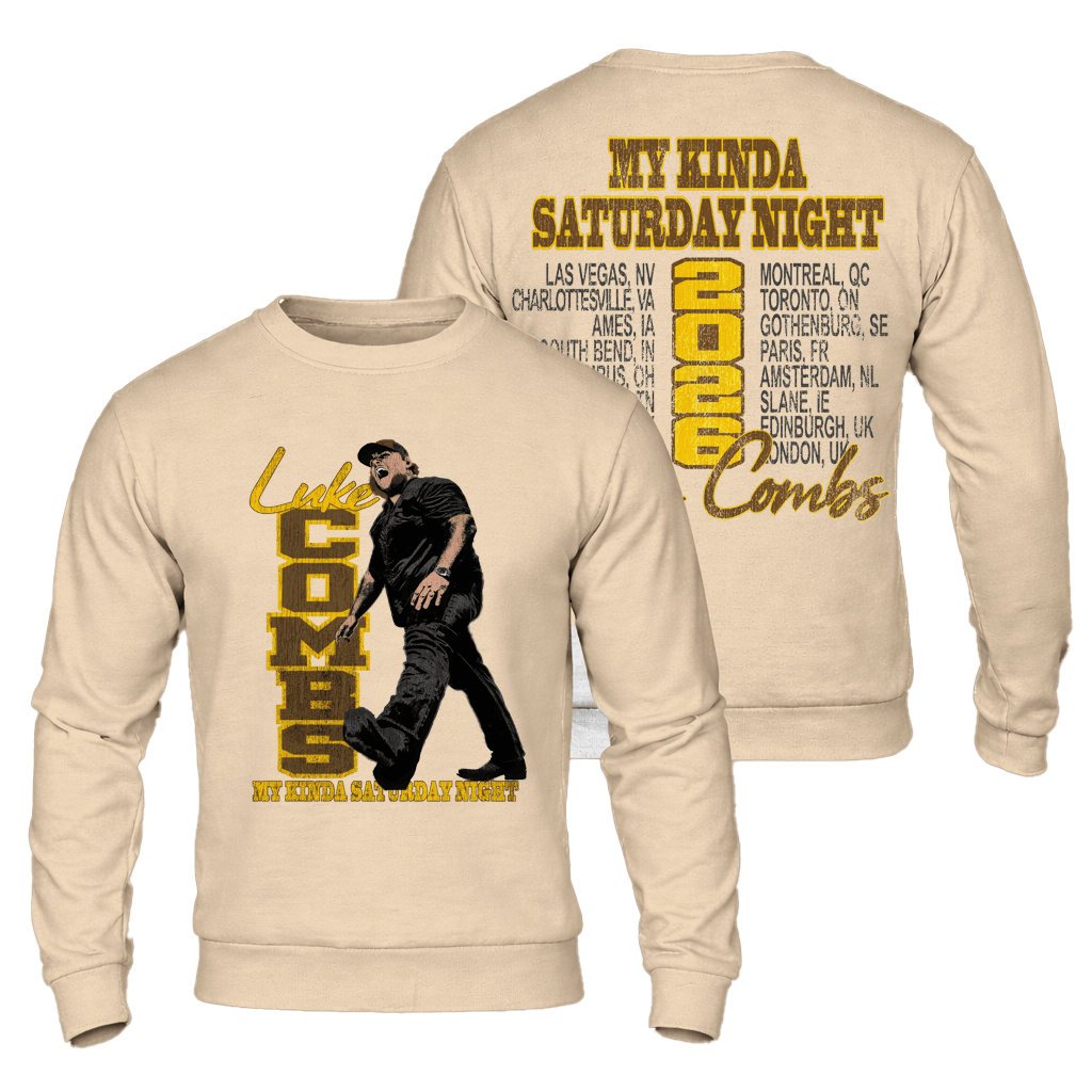 Limited Edition “My Kinda Saturday Night Tour” in Scott Stadium T-Shirt, Sweatshirt & Hoodie