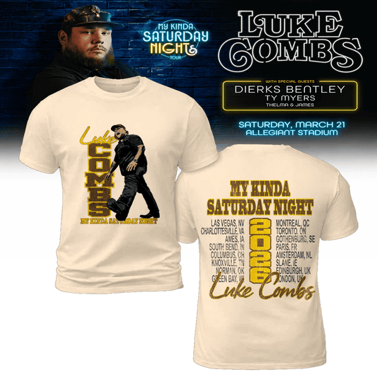 Limited Edition “My Kinda Saturday Night Tour” in Scott Stadium T-Shirt, Sweatshirt & Hoodie