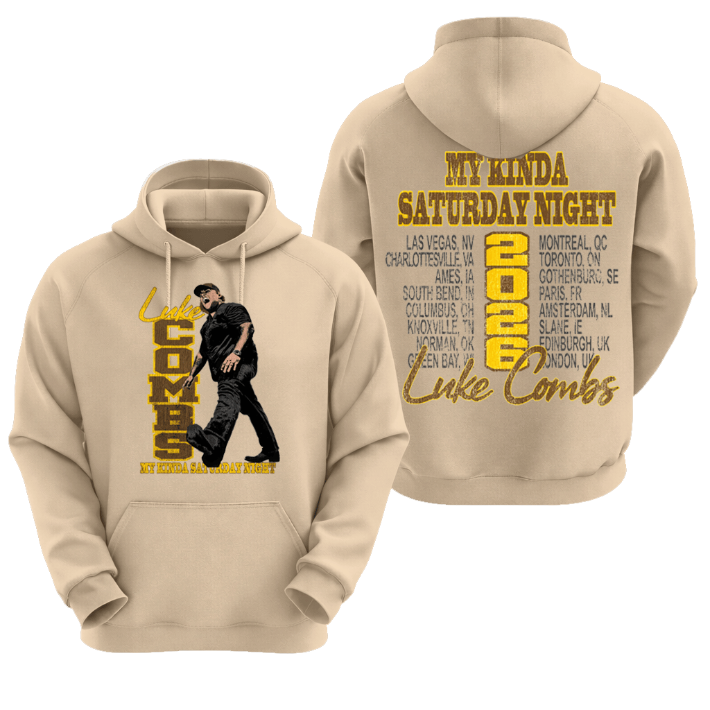Limited Edition “My Kinda Saturday Night Tour” in Scott Stadium T-Shirt, Sweatshirt & Hoodie