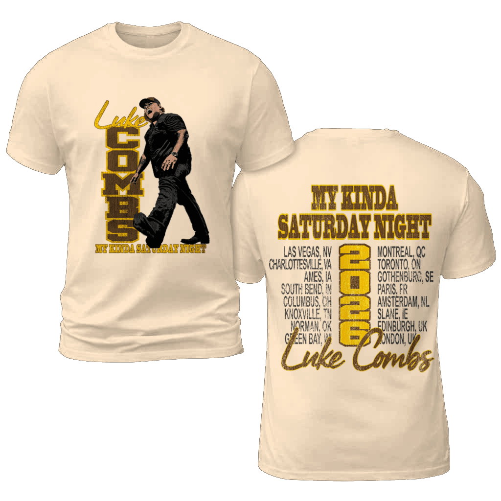 Limited Edition “My Kinda Saturday Night Tour” in Scott Stadium T-Shirt, Sweatshirt & Hoodie