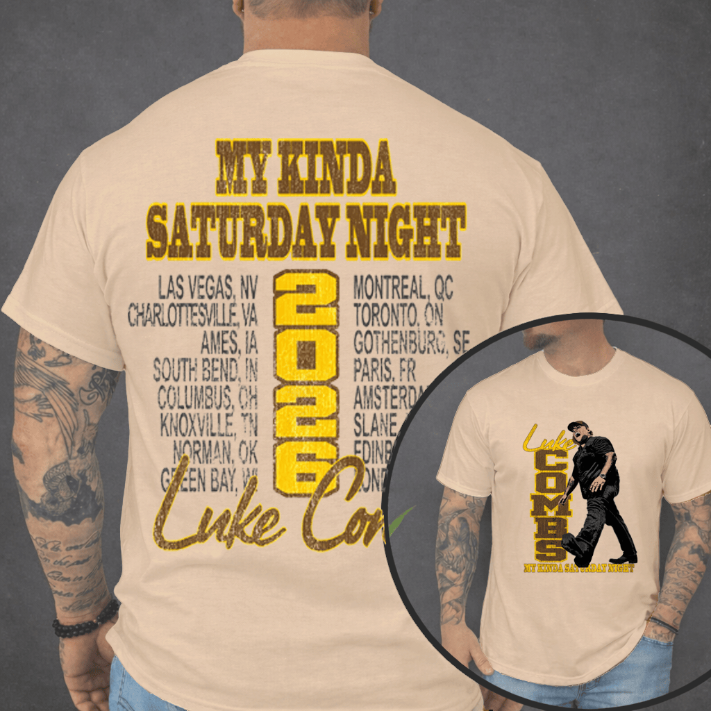 Limited Edition “My Kinda Saturday Night Tour” in Scott Stadium T-Shirt, Sweatshirt & Hoodie