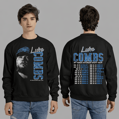 Limited Edition “My Kinda Saturday Night Tour” LC T-Shirt, Sweatshirt & Hoodie
