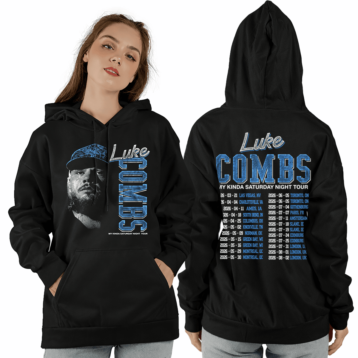 Limited Edition “My Kinda Saturday Night Tour” LC T-Shirt, Sweatshirt & Hoodie