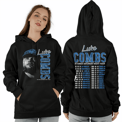 Limited Edition “My Kinda Saturday Night Tour” LC T-Shirt, Sweatshirt & Hoodie