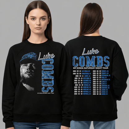 Limited Edition “My Kinda Saturday Night Tour” LC T-Shirt, Sweatshirt & Hoodie