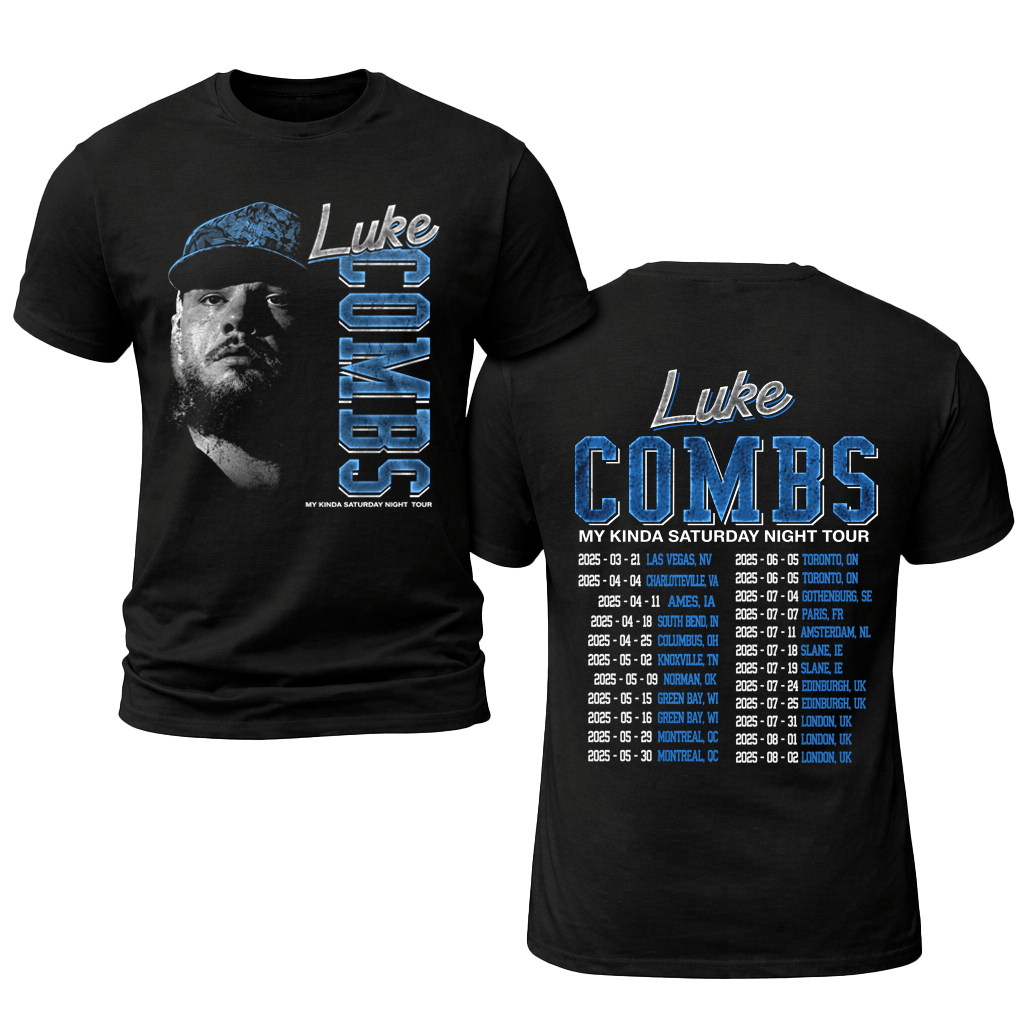 Limited Edition “My Kinda Saturday Night Tour” LC T-Shirt, Sweatshirt & Hoodie