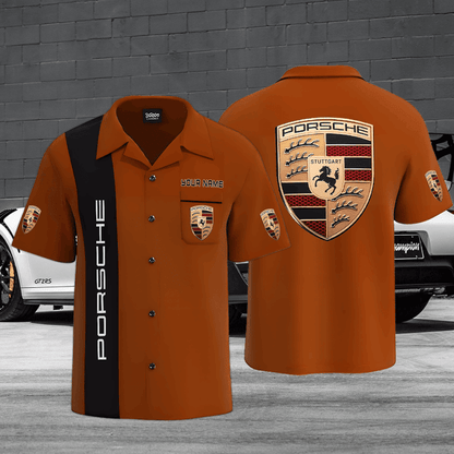 Porsche Custom Name 3D Hawaiian Shirt – Limited Edition