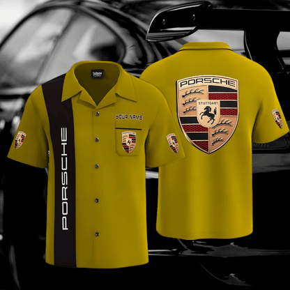 Porsche Custom Name 3D Hawaiian Shirt – Limited Edition