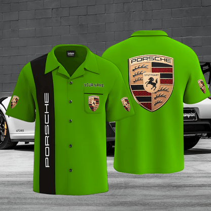 Porsche Custom Name 3D Hawaiian Shirt – Limited Edition