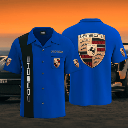 Porsche Custom Name 3D Hawaiian Shirt – Limited Edition