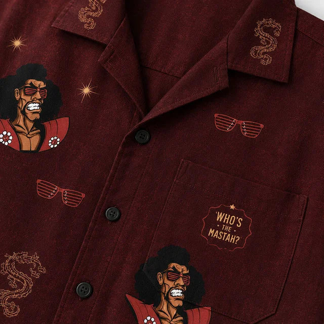 Shonuff - Who's The Mastah? Back Print The Last Dragon Hawaiian Shirt, Shorts Set, T-Shirt, Jersey, Sweatshirt & Hoodie