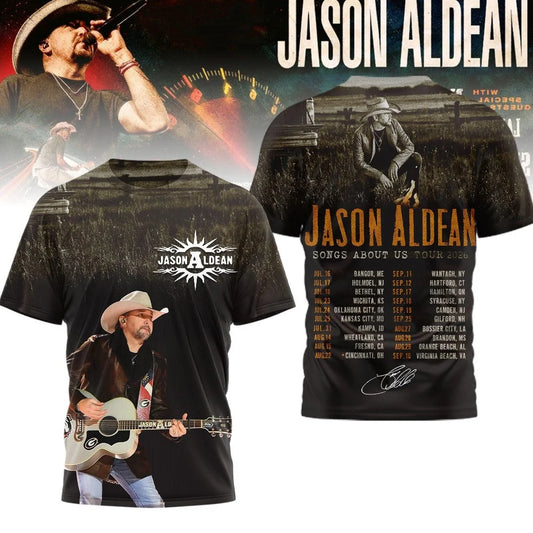 JA Songs About Us Tour 2026 T - Shirt, Sweatshirt & Hoodie