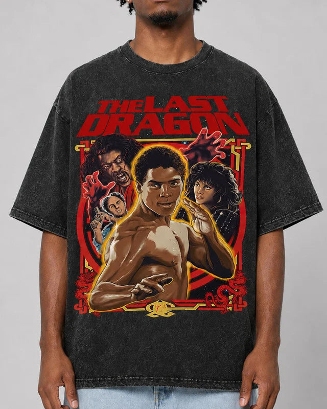 The Last Dragon Heavy Cotton Oversize Washed T-Shirt, Sweatshirt & Hoodie