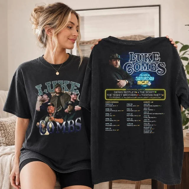 LC Tour 2026 Fan v6 Wash T - Shirt, Sweatshirt & Hoodie