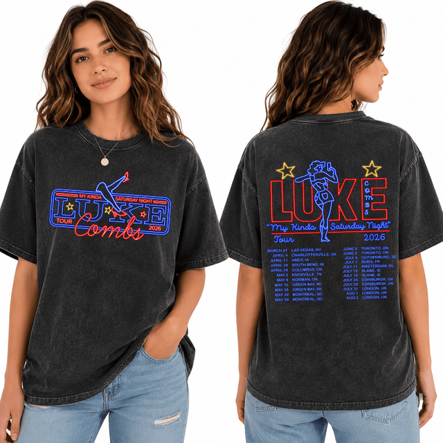 LC Tour 2026 Fan v5 Wash T - Shirt, Sweatshirt & Hoodie