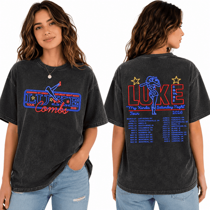 LC Tour 2026 Fan v5 Wash T - Shirt, Sweatshirt & Hoodie