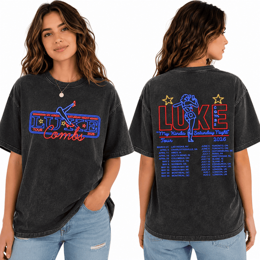 LC Tour 2026 Fan v5 Wash T - Shirt, Sweatshirt & Hoodie