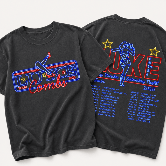 LC Tour 2026 Fan v5 Wash T - Shirt, Sweatshirt & Hoodie