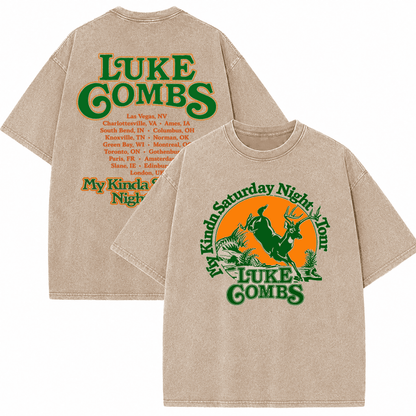 LC Limited Edition “My Kinda Saturday Night Tour” 2026 Wash T - Shirt, Sweatshirt & Hoodie