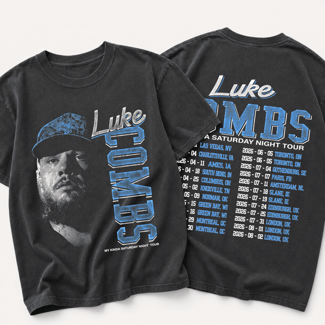 LC Limited Edition “My Kinda Saturday Night Tour” 2026 v3 Wash T - Shirt, Sweatshirt & Hoodie