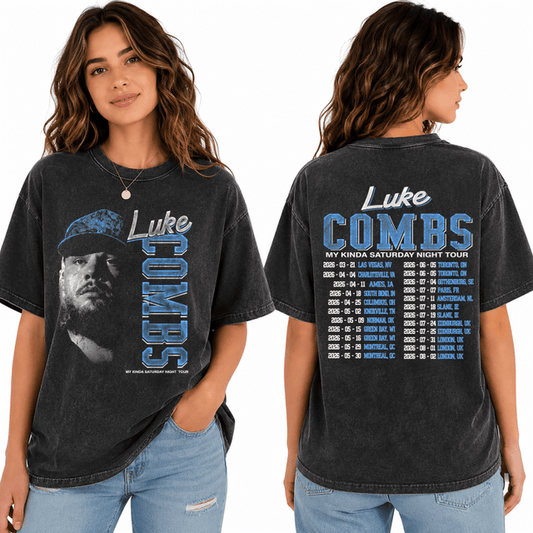LC Limited Edition “My Kinda Saturday Night Tour” 2026 v3 Wash T - Shirt, Sweatshirt & Hoodie