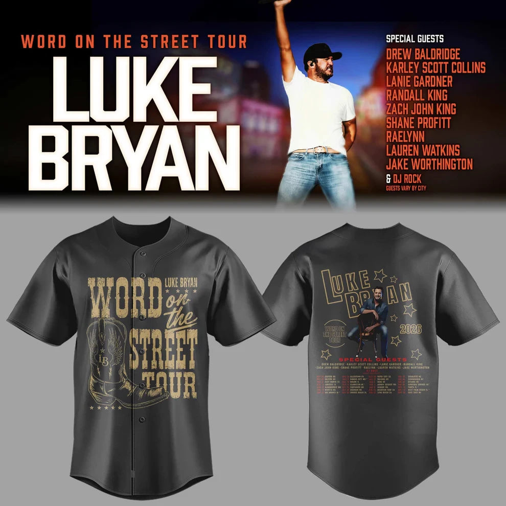 LB “Word On The Street Tour” Baseball Jersey