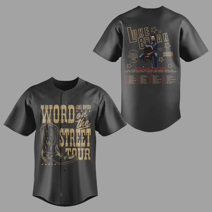 LB “Word On The Street Tour” Baseball Jersey