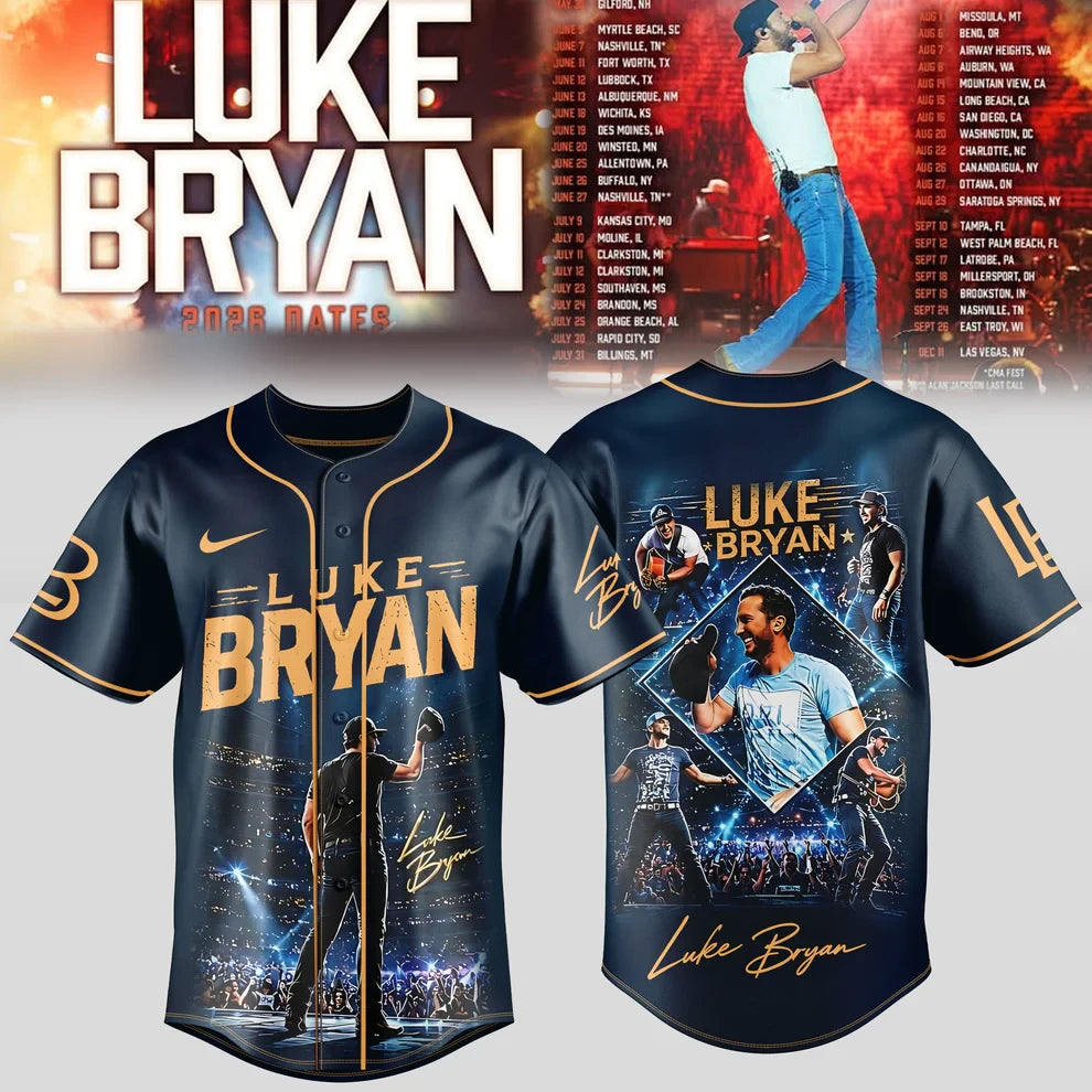 LB 2026 TOUR – COUNTRY NIGHTS V2 Baseball Jersey