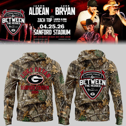 Limited Edition LB “Live Between The Hedges” At Sanford Stadium Tshirt, Sweatshirt & Hoodie