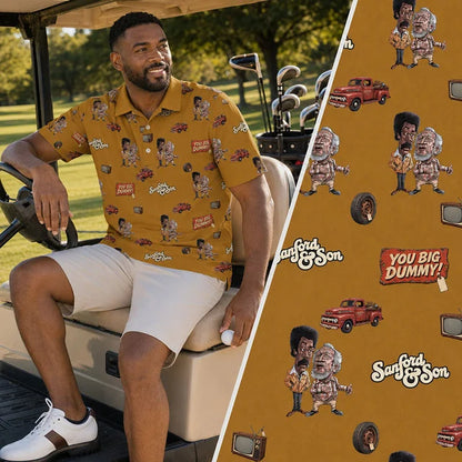 Sanford And Son All-Day Polo, Hawaiian Shirt, Shorts Set, T-Shirt, Jersey, Sweatshirt & Hoodie