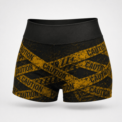 Premium CAUTION: NO IDEA Women’s BJJ Rash Guard No-Gi Compression Shirt Jiu-Jitsu 3D Print Never Fade