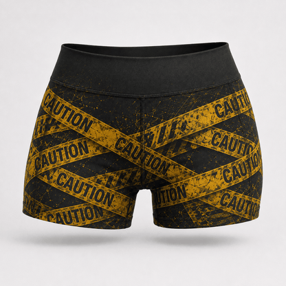 Premium CAUTION: NO IDEA Women’s BJJ Rash Guard No-Gi Compression Shirt Jiu-Jitsu 3D Print Never Fade