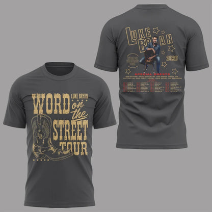 Word On The Street Tour LB T- Shirt Gildan 5000, Sweatshirt & Hoodie