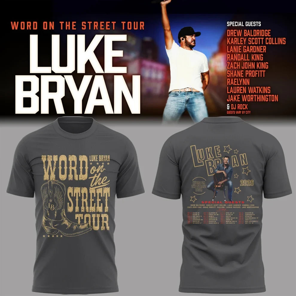 Word On The Street Tour LB T- Shirt Gildan 5000, Sweatshirt & Hoodie