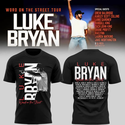 LB Word On The Street Black Tour Tee T- Shirt Gildan 5000, Sweatshirt & Hoodie