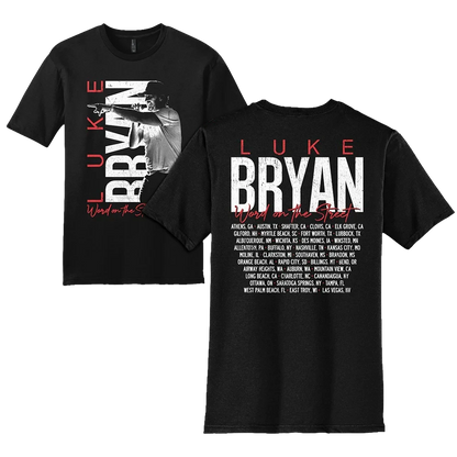 LB Word On The Street Black Tour Tee T- Shirt Gildan 5000, Sweatshirt & Hoodie