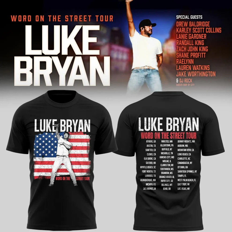 LB Word On The Street Tour Flag T- Shirt Gildan 5000, Sweatshirt & Hoodie