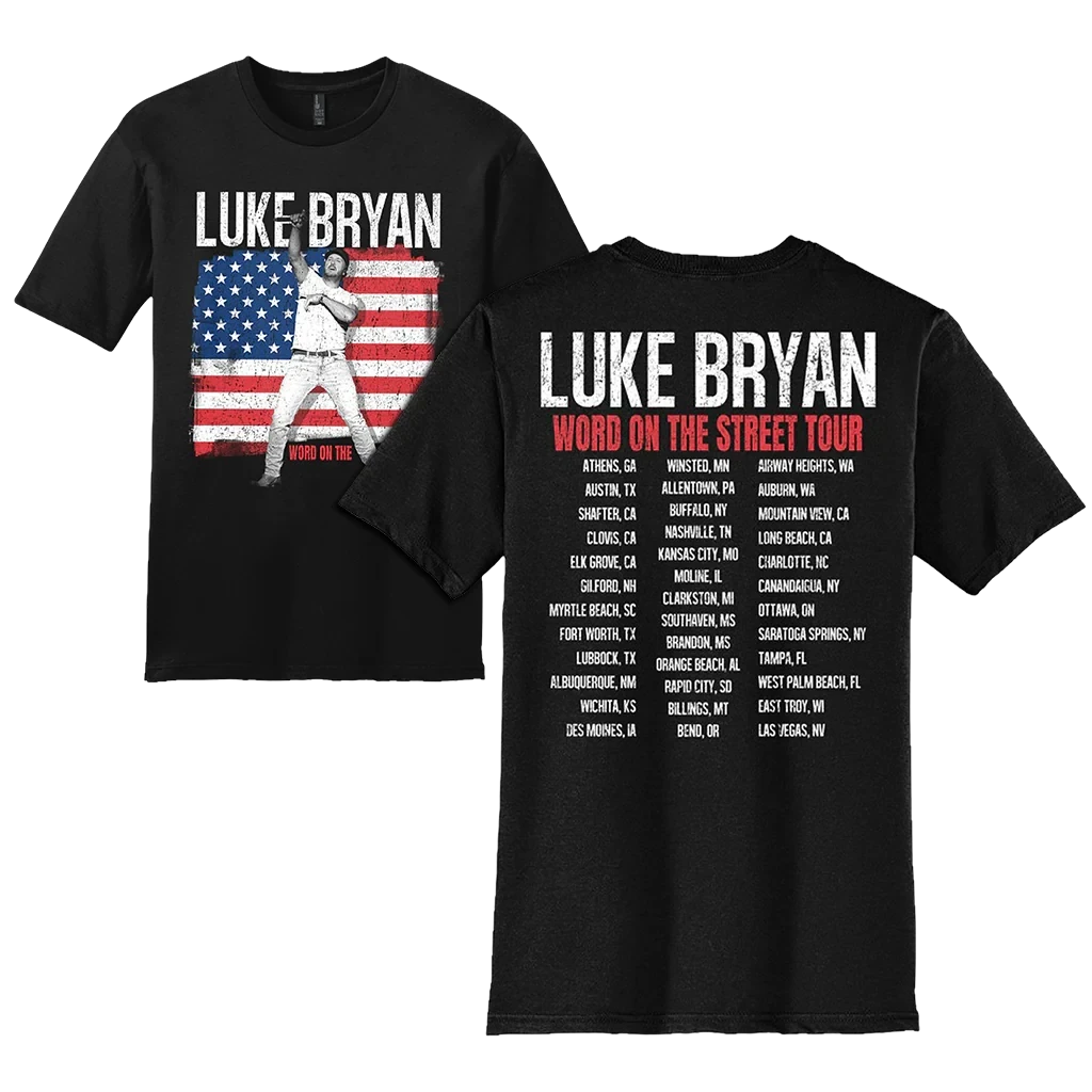 LB Word On The Street Tour Flag T- Shirt Gildan 5000, Sweatshirt & Hoodie