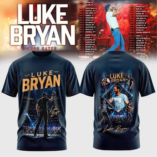 LB 2026 Tour Country Night T- Shirt Gildan 5000, Sweatshirt & Hoodie